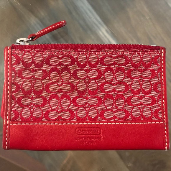 Coach Handbags - Coach Signature C Canvas Card Case